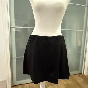 Elegant Black Women's Athletic A- Line Skort